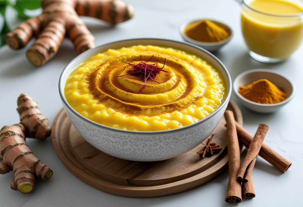 Golden Milk Rice Pudding
