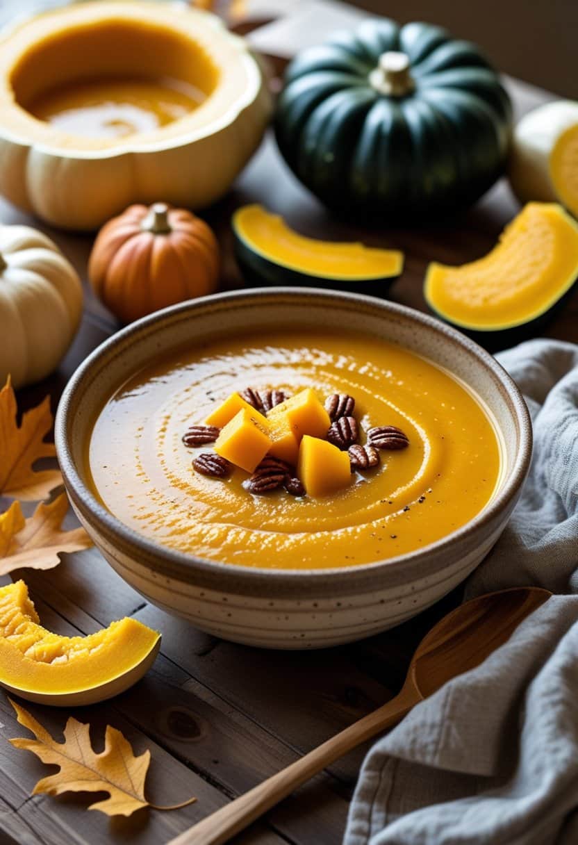 Butternut & Acorn Squash Soup