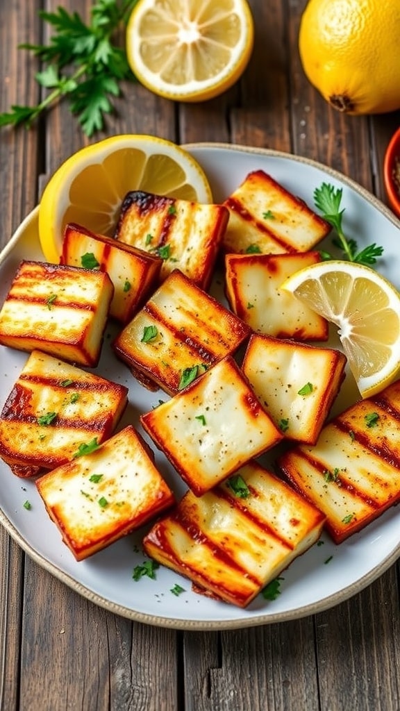 Pan-Fried Halloumi