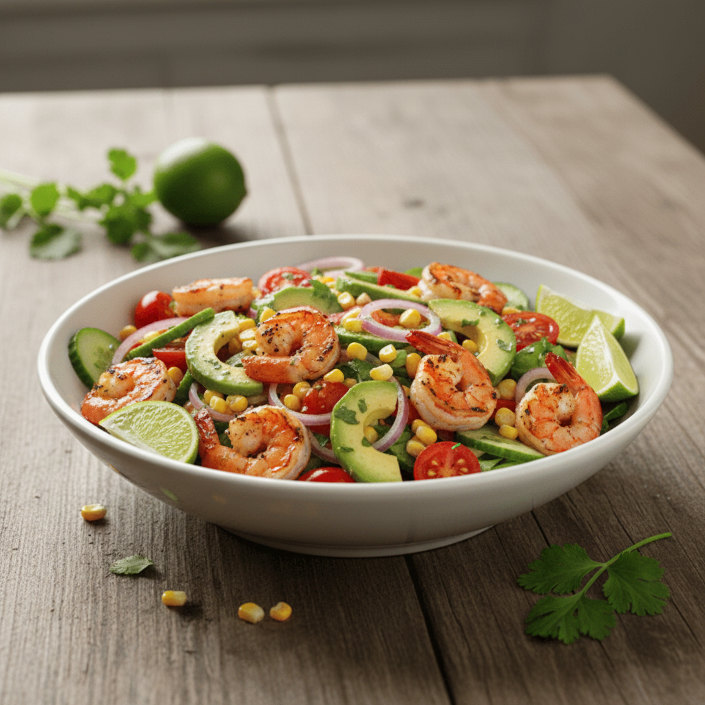 Mexican Shrimp Avocado Salad