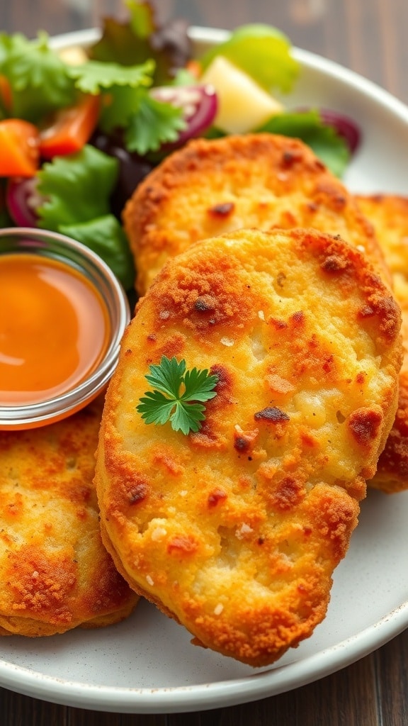 🍗✨ Discover perfectly crispy air fryer chicken cutlets in just 15 minutes! Golden, juicy, and healthier than fried. Easy recipe with simple ingredients for a delicious weeknight dinner. 😋👨‍🍳