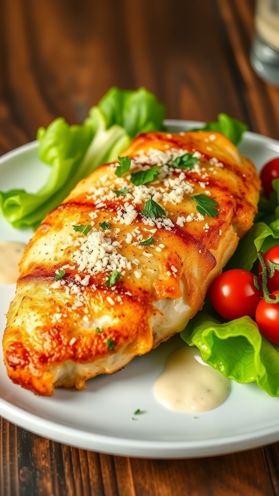 Melt-In-Your-Mouth Caesar Chicken