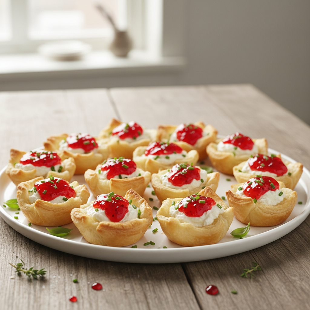Pepper Jelly Cream Cheese Cups